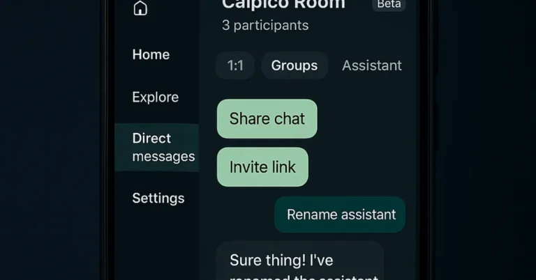 ChatGPT Android Direct Messaging
