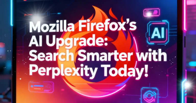 Firefox Perplexity Update
